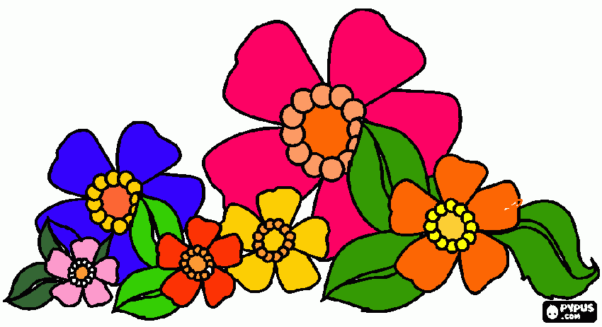 frores para colorir e imprimir