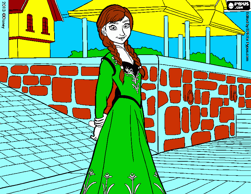 frouzen para colorir e imprimir