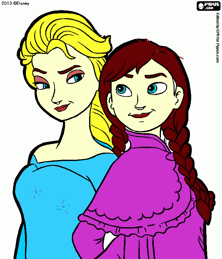 froze em uma aventura congelante para colorir e imprimir