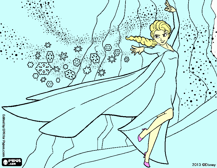 frozem desenho para colorir e imprimir