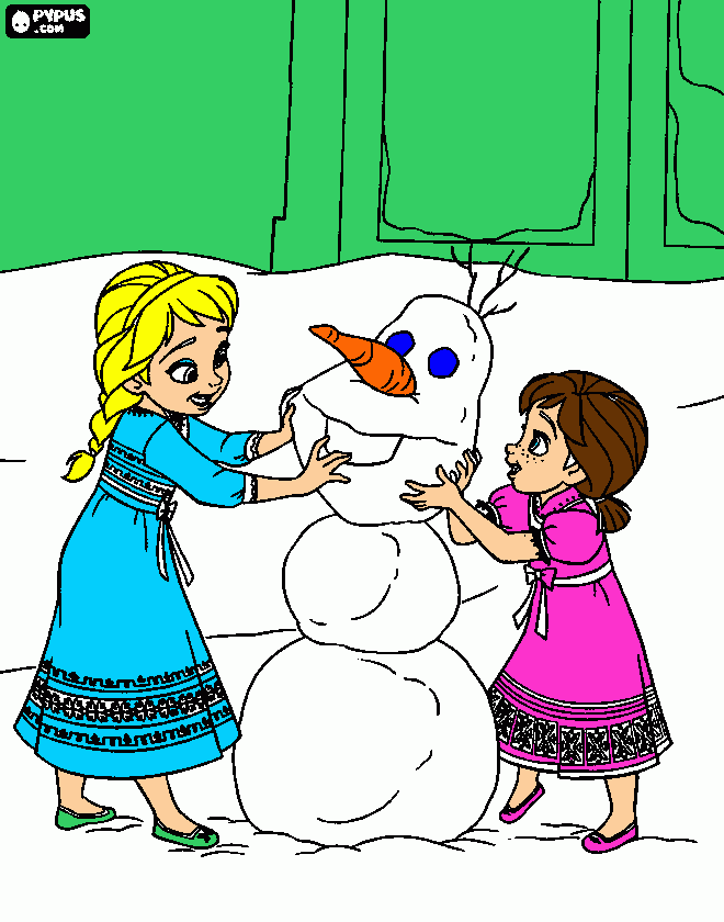 frozen em uma aventura congelante para colorir e imprimir