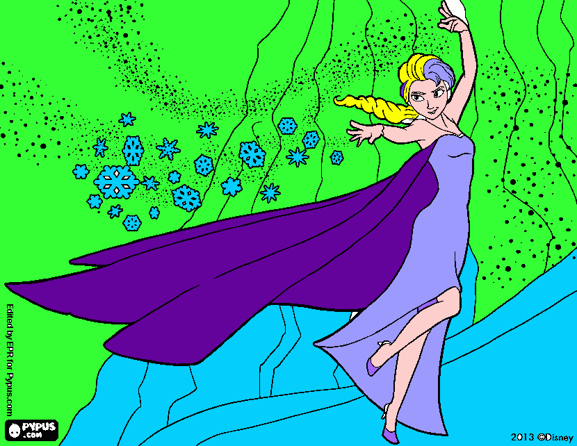 frozen  essa ea elsa para colorir e imprimir