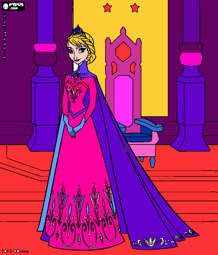 frozen : uma aventura congelante para colorir e imprimir