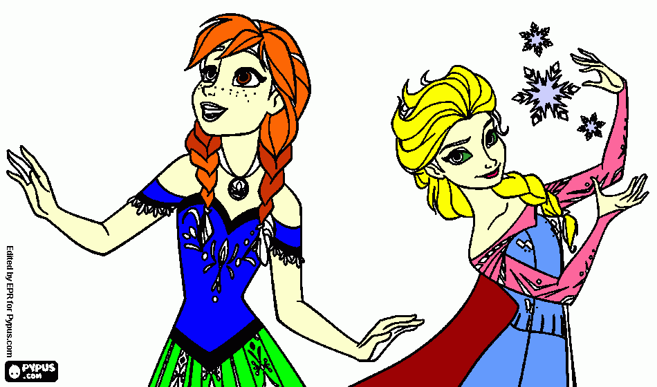 Frozzen aventuras congelantes para colorir e imprimir