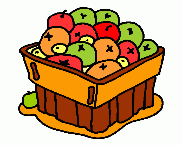 fruteira para colorir e imprimir