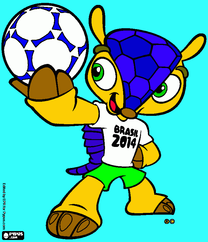 fuleco mostra tua força para colorir e imprimir