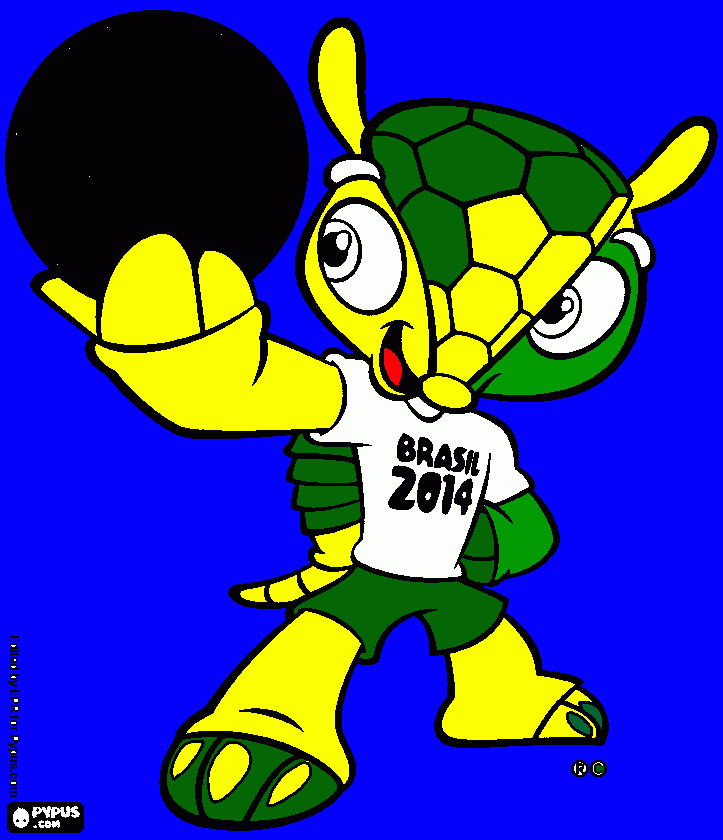 Fuleco por João Matheus para colorir e imprimir