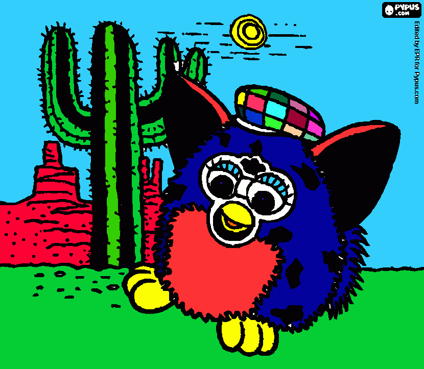 furby boo para colorir e imprimir