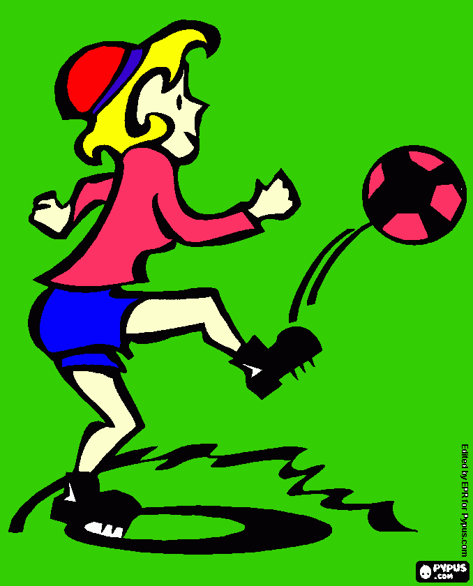 futebol feminino para colorir e imprimir