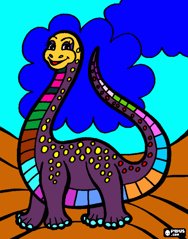 fêmea dino sexy para colorir e imprimir