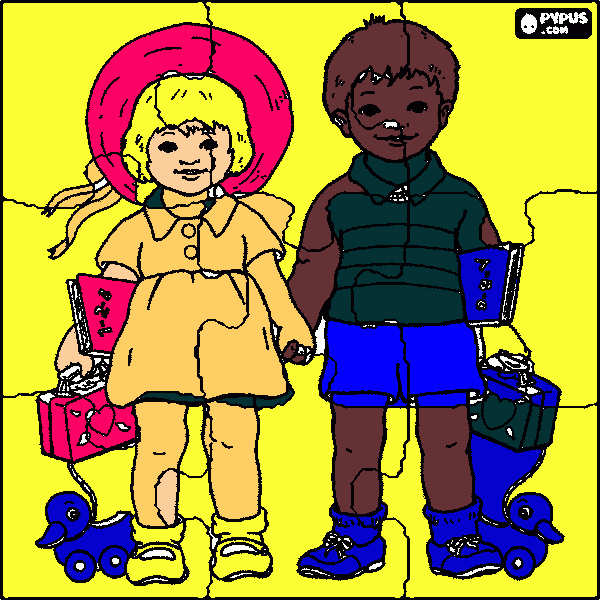 gabi a para colorir e imprimir