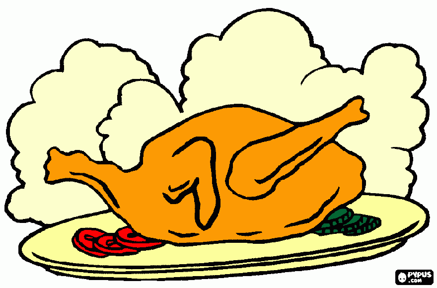 galeto para colorir e imprimir