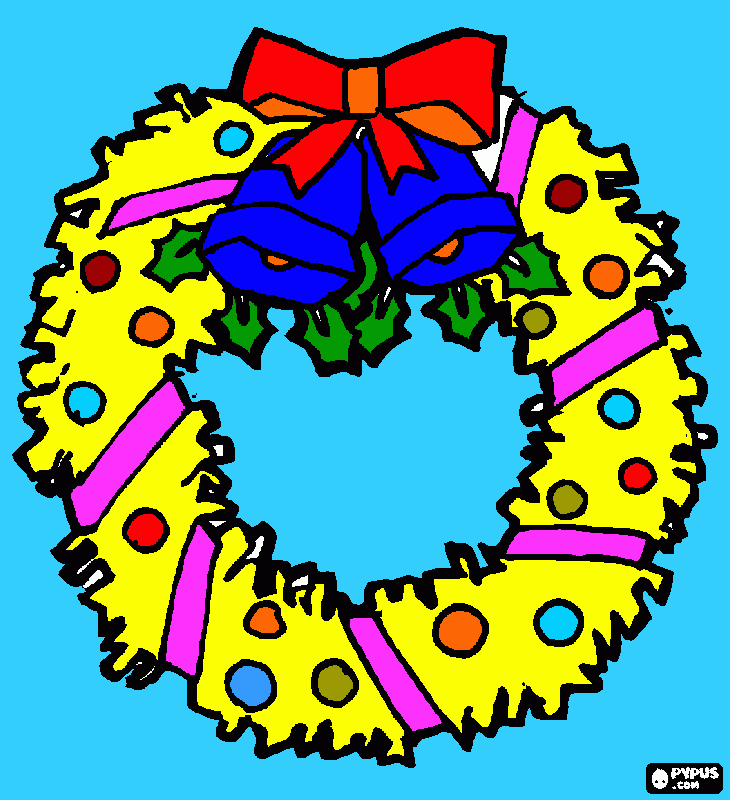 gangorra de natal para colorir e imprimir