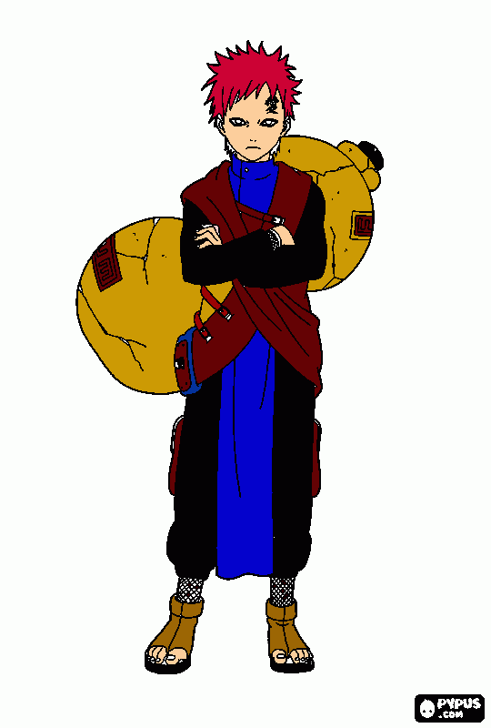 garra do deserto para colorir e imprimir