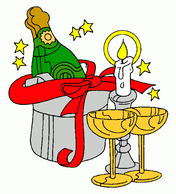 garrafa de champanhe 2 para colorir e imprimir