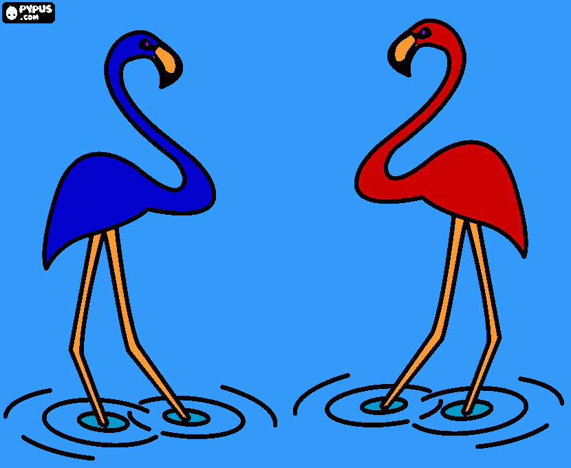 garça para colorir e imprimir