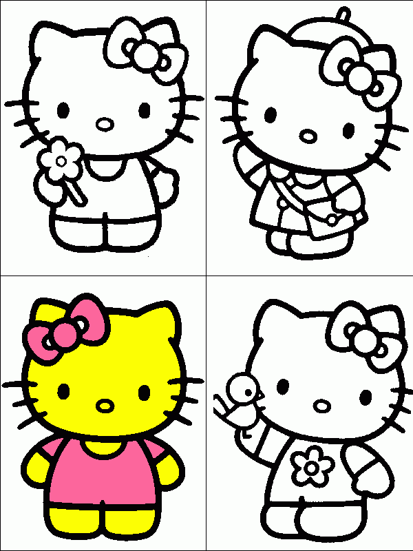 gatinha mimi para colorir e imprimir