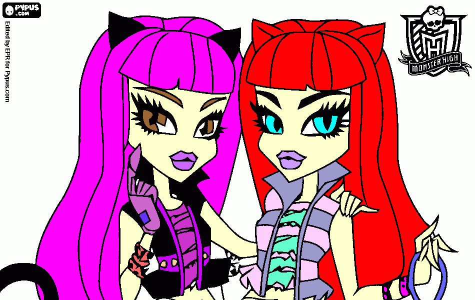 Gatinhas para colorir e imprimir