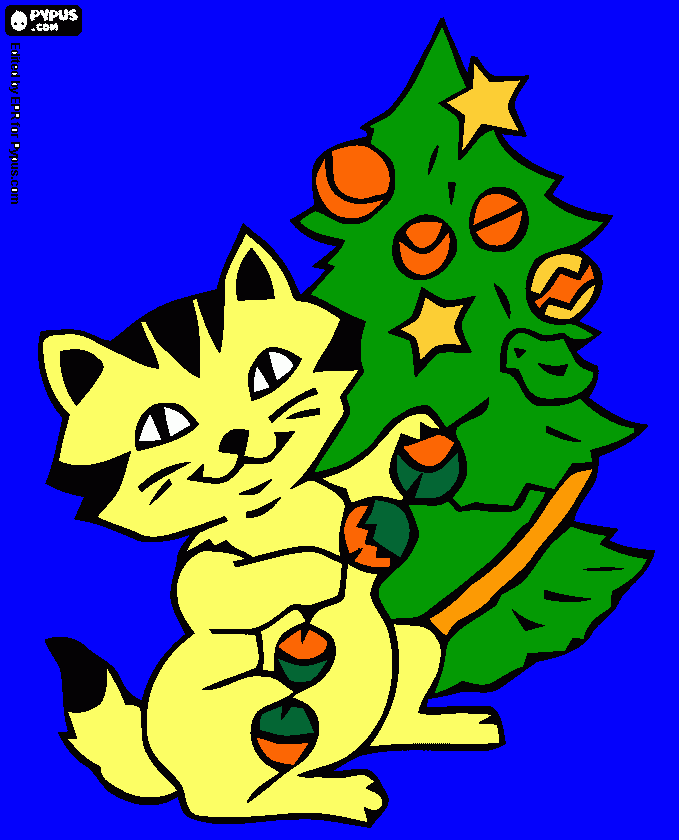 gato  com   para colorir e imprimir