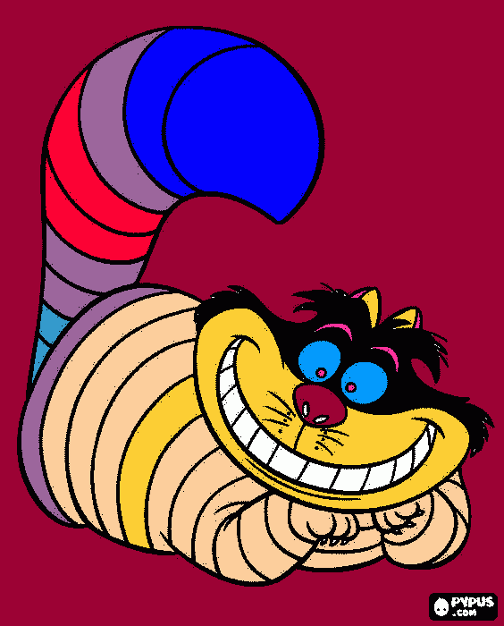 gato risonho para colorir e imprimir