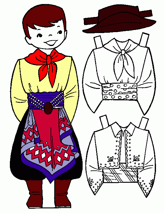 gaucho para colorir e imprimir