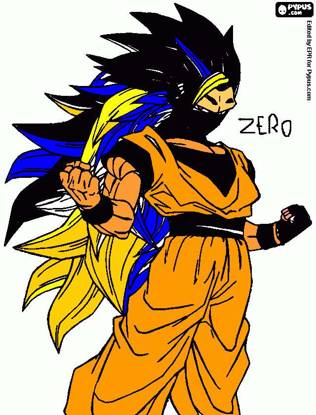 GOKU KAKASHI para colorir e imprimir