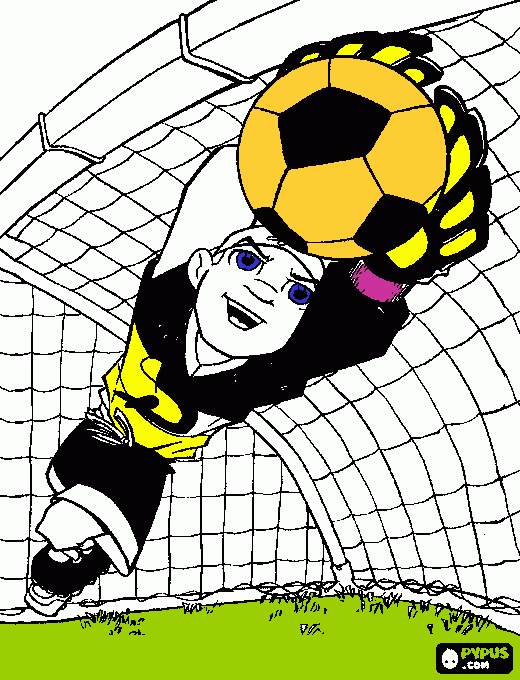 golero cassio para colorir e imprimir