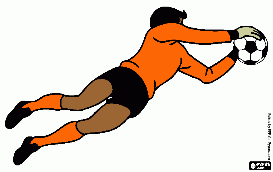 golerão para colorir e imprimir