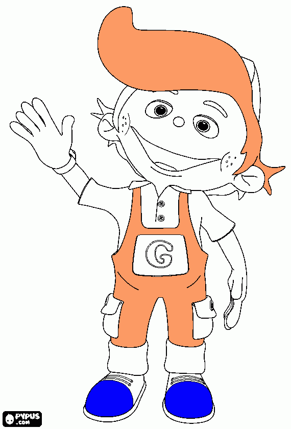 Gomby para colorir e imprimir