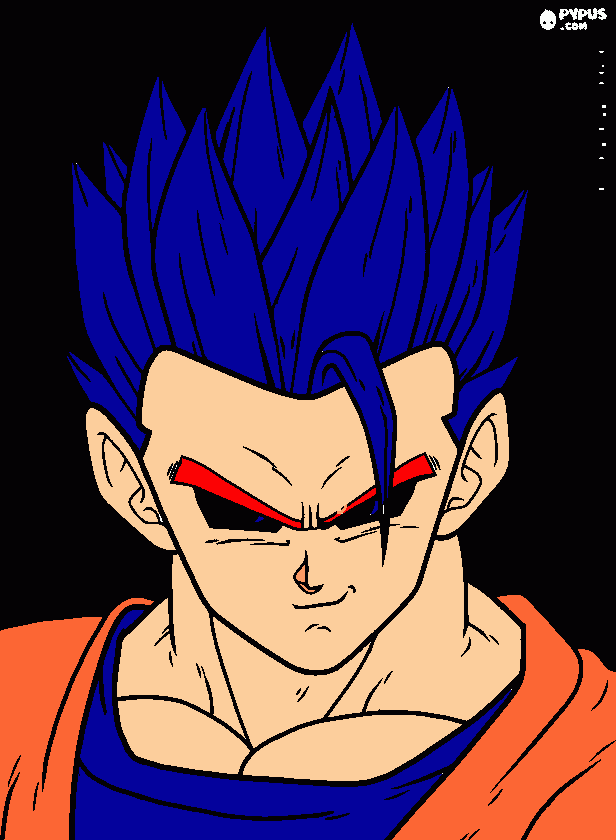 gorah ssj7 para colorir e imprimir