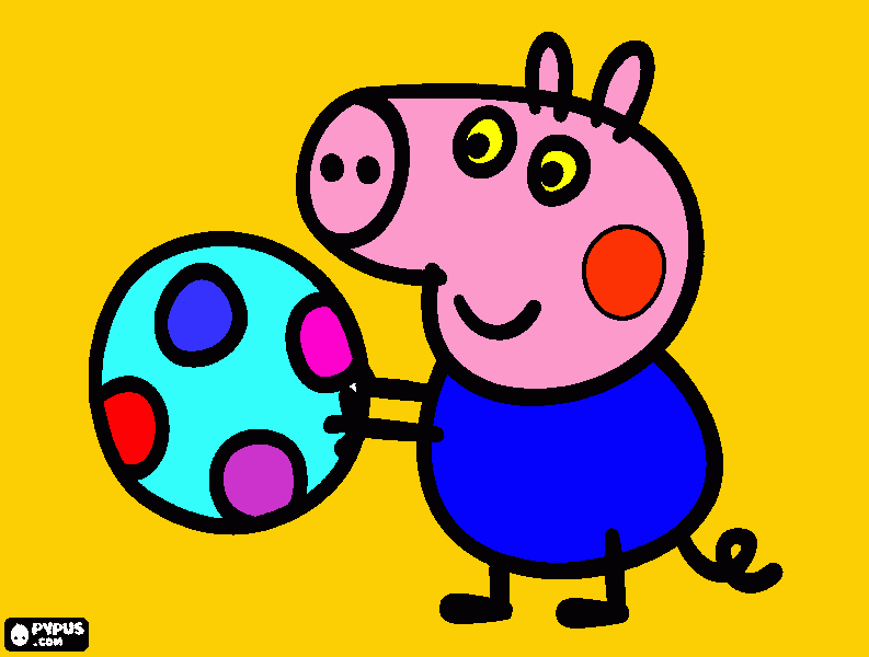 Gorde da Peppa Pig DO Canal Dircolvere Kides para colorir e imprimir