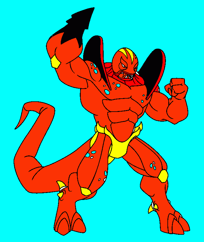 Gormiti do fogo magnion para colorir e imprimir