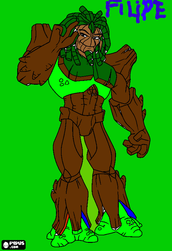 gormiti filho para colorir e imprimir