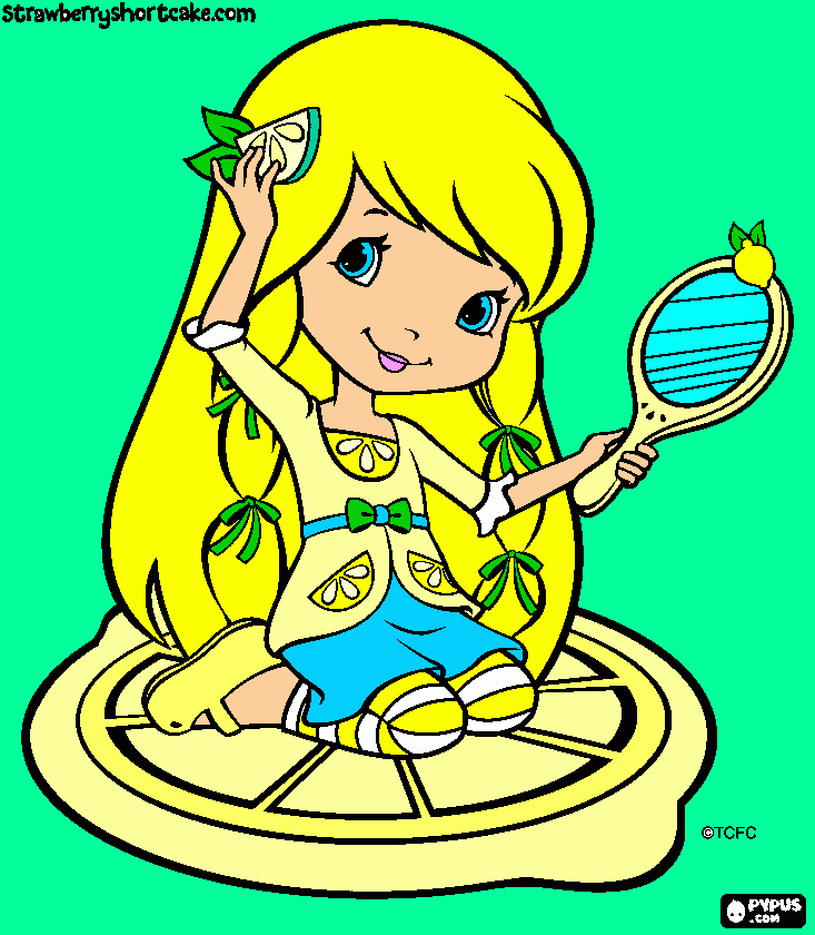 gotinha de limão... para colorir e imprimir