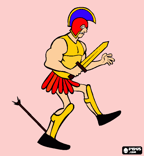 gracia antiga para colorir e imprimir