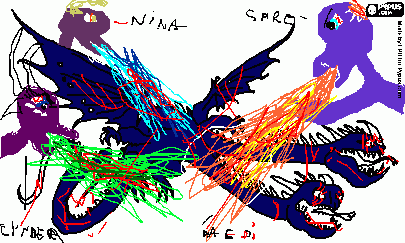 guerra de dragoes. para colorir e imprimir