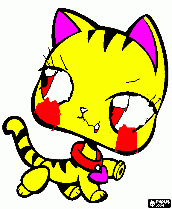 gulle tiger para colorir e imprimir