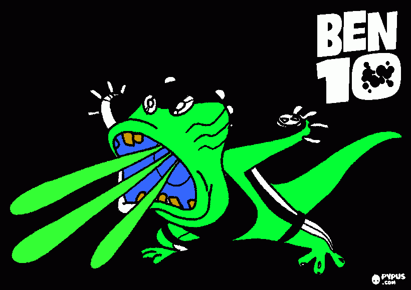 Guloso para colorir e imprimir