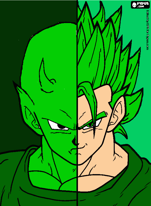Gurin(Verde) Alien Form/Gurin Human Form SS1 (Ryu Senshi Plus) para colorir e imprimir