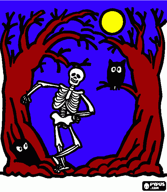 hallouween para colorir e imprimir