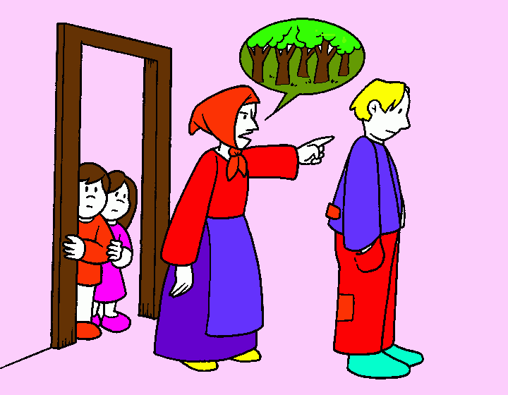 hansel e gretel para colorir e imprimir