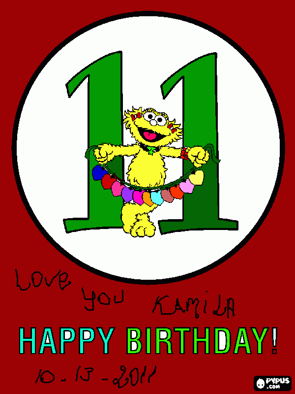 happy birthday para colorir e imprimir