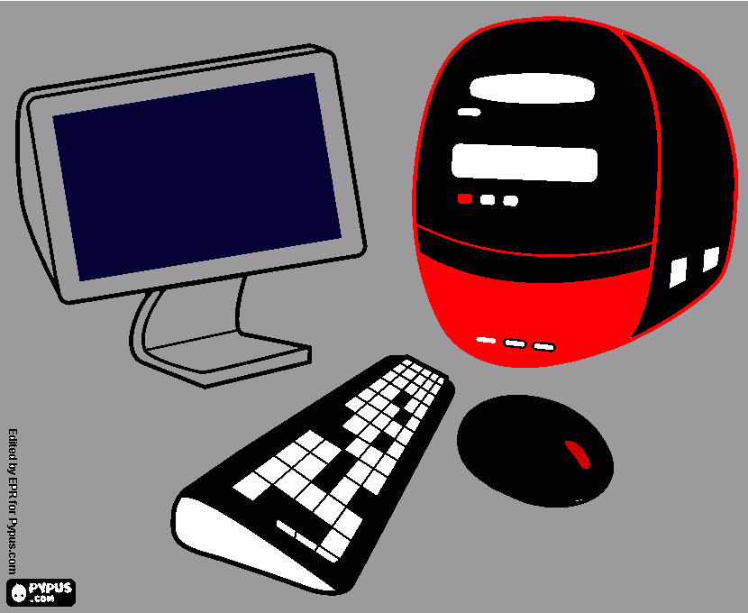 hardware para colorir e imprimir