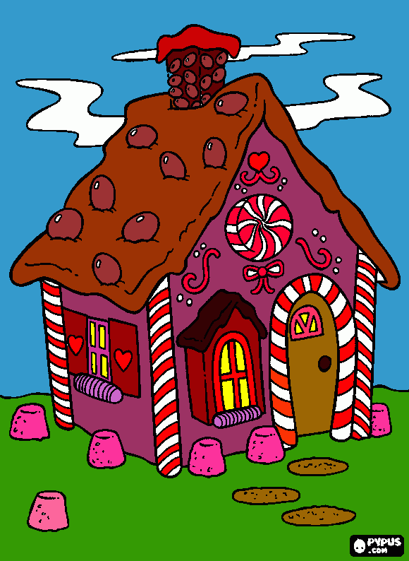 Hasel e Gretel  para colorir e imprimir