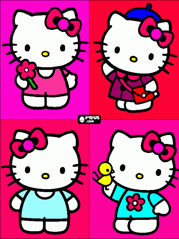 hello baybi para colorir e imprimir