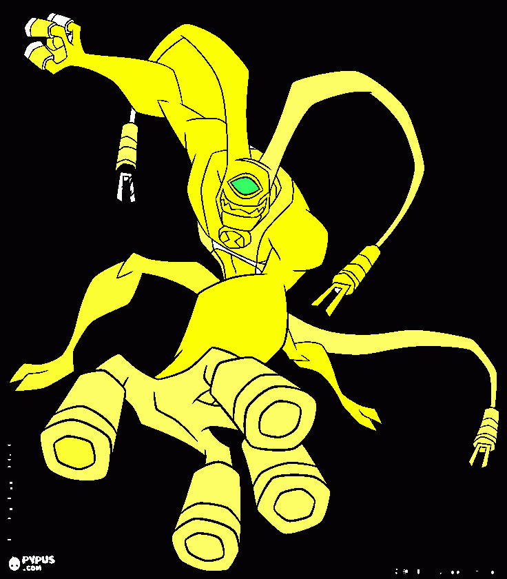 heroi do ben 10 para colorir e imprimir