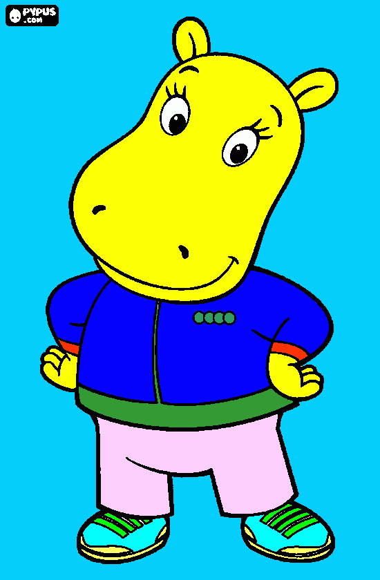 hip para colorir e imprimir