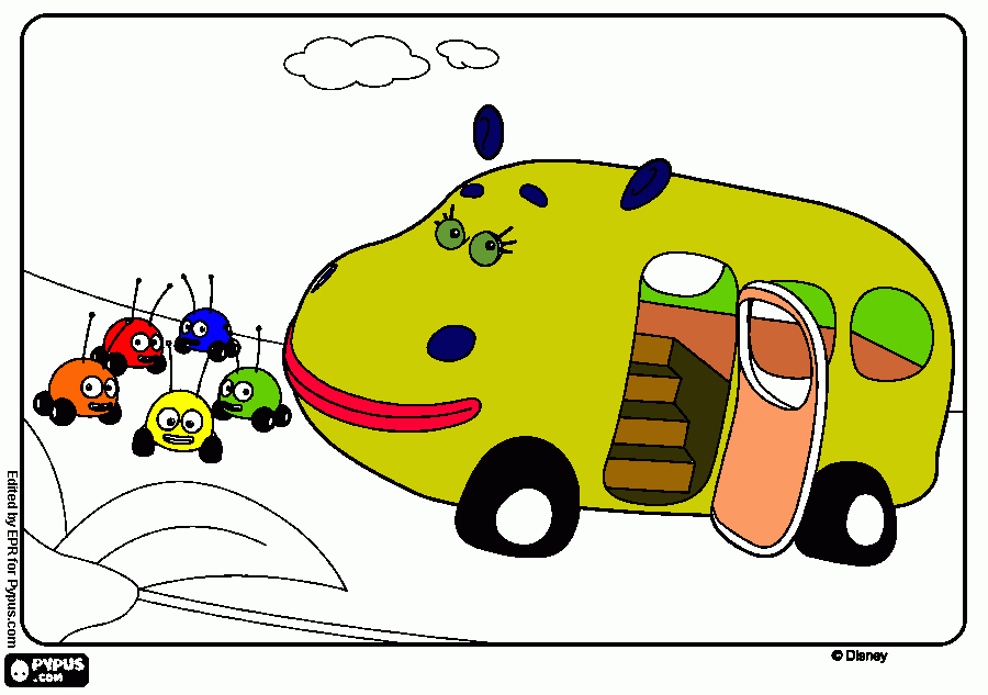 hipobus para colorir e imprimir