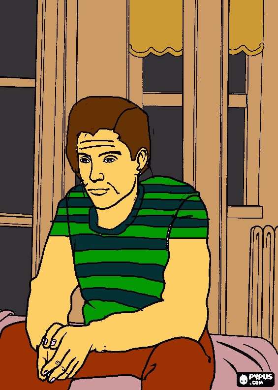 homem areia para colorir e imprimir