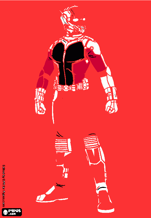 HOMEM FORMINGA para colorir e imprimir